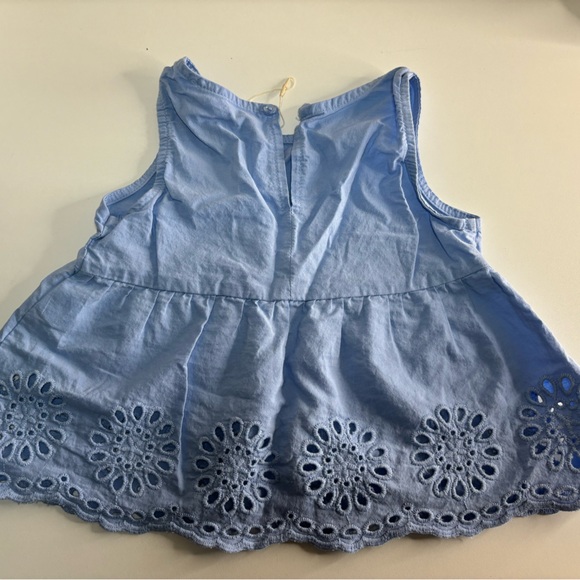 Zara blue embroidered blouse - Picture 4 of 5